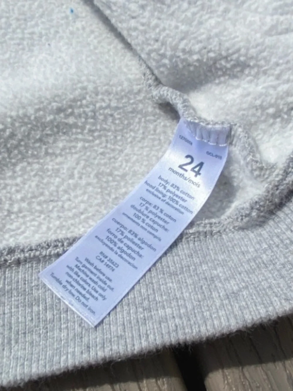 Baby Boy Ranger zip up hoodie 24mo